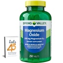 Magnesio de Spring Valley 250mg 250 Cuenta, Bone &amp; Muscle Health, Mejor suplemento de Magnesio para Mujeres, Suplemento dietético Bundle con 45 Diabetes de Lual Decodificado