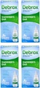 Debrox Swimmer's Ear Drying Drops for Adults &amp; Kids, 1 Fl oz. (Pack of 4)