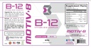 Motiv-8 Esenciales Vitamina B-12 gotas, Sublingual, Fácil de Tomar Suplemento Líquido, Soporta Salud Ojo, Energía Cerebro, Sistema Nervioso, Cognición &amp; Memoria (60 Servings, Raspberry)