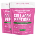 Collagen Peptides Powder - Hydrolyzed Protein(Type I & III) - Digestive Enzymes - Keto Collagen Powder for Women &amp; Men - Hair, Skin, Joints &amp; Workout Recovery Aid - Grass Fed, Non-GMO - Two-pack