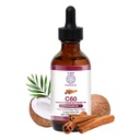 C60 Power Cinnamon Flavored C60 in Organic MCT Coconut Oil - Natural Wellness Support for Men &amp; Women, 99.99% Pure Sublimated C60, Promotes Energy, Mental Clarity, &amp; Stamina - 2 fl oz Bottle