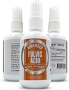Advanced Fulvic Acid and Humic Acid Trace Mineral Liquid Spray Supplement. 70+ Ionic Organic Vital Minerals & Electrolytes, Beneficios Similares de Shilajit & Drops (4 oz, 120 Servings)