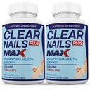 Laboratorios Justificados (2 Pack) Nails Despejados Plus Max Pills 40 Billion CFU Probiótico 60 cápsulas