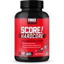 ¡Punto de factor de fuerza! Hardcore Nitric Oxide Booster Suplemento para Hombres con L-Citrulline, Yohimbe, Black Maca &amp; B Vitaminas para aumentar la resistencia y maximizar el rendimiento físico, 120 Tablets