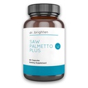 Dr. Brighten Saw Palmetto Plus - Suplemento dietético natural para las mujeres - PCOS Apoyo para prevenir la pérdida del cabello Acne Oily Skin