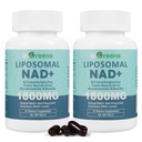 Liposomal NAD+ Suplemento 1800 mg con Nicotinamide Riboside, Trans Resveratrol, Trimetilglycine,Replaces NMN, Boost NAD+, Aging Defense,Cellular Energy, 120 Softgels