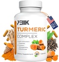 Curcumina Turmérica con Pimienta Negra " Ashwagandha - Alta Absorción Suplemento Turmérico Ultra Potent con Curcuminoides 95%, BioPerine " Ashwagandha - Cápsulas Turméricas para Soporte Conjunto 90 Cápsulas