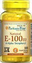 Pride de Puritan Vitamina E-100 iu 100% Natural 100 Softgels