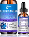 Glucosamina Chondroitin Liquid Drops 2000mg, Liposomal Glucosamine Chondroitin MSM, Chondroitin " Glucosamine Nutritional Supplements w/Turmeric Extract, Hyaluronic Acid, Quercetin " Bromelain