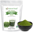 Z Natural Foods Organic Wheat Grass Juice Powder - Superfood for Healthy Aging & Digestion - Non-GMO, Vegan, Kosher - Perfecto para Jugos, Yogurts & Smoothies - Wheatgrass Juice Powder Bliss, 1 lb