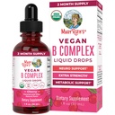 MaryRuth Orgánicas Complejo de vitamina B Vida B Vitaminas Complejo tención Biotina TEN Vitamina B12 TEN Niacin TENIDO Folate ANTE Metabólica Apoyo Suplemento Silencio Vegan Silencio USDA Orgánica Silencio No OMM ANTE Gluten Free TEN 2 Month Supply