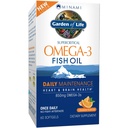 Garden of Life Fish Oil Omega 3 EPA/DHA for Natural Brain Function, Heart & Mood, 850mg Fatty Acid Suplementos, Minami - Orange Flavor Ultimate Once Daily, 60 Softgels TEN Two Month Supply, Gluten Free