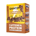 Quantum Energy Square: Energy Bar con Caffeine & 10g Protein. Delicious Healthy Snack On The Go. (Vegan, sin gluten, libre de soja, libre de lácteos) (Caffe Mocha Almond Chip)