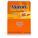 Motrin IB - Tablas de Ibuprofeno, Dos Tablas Por Packet, 50 Packets Total, Una Caja