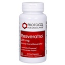 PROTOCOL FOR LIFE BALANCE Resveratrol 200 mg - Trans-Resveratrol - with Japanese Knotweed & Grape Seed Extract - Vegan " Non-GMO - 60 Veg Capsules