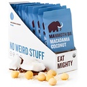 Mammoth Bar Macadamia Coconut Bar - 10 Proteínas Orgánicas – Fibra Alta • Paleo • Gluten Gratis • Egg Protein • GMO Gratis • Raw • Premium Nuts • Prebiótico