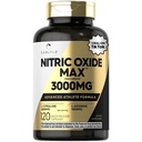 Carlyle Nitric Oxide Suplemento 3000mg Silencio 120 Capsules ← Pre Workout with L-Arginine &amp; L-Citrulline ← Non-GMO, Gluten Free