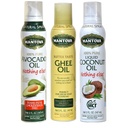 Mantova Keto Spray Oil Set (Avocado, Ghee, Coconut MCT Petróleo), Pack de 3
