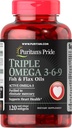 El orgullo de Puritan Triple Omega 3-6-9 Fish &amp; Flax Oils