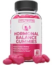 Atlantis Nutrition Hormonal Balance for Women ' PMS Relief Gummies - Alleviates Cramps, Bloating, Mood Swings, Hot Flashes & Night Sweats - Cranberry, Dong Quai & Chasteberry Menstrual Cramp Relief
