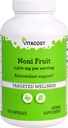Fruta Noni Vitacost - 1.300 mg por por porción - 180 cápsulas