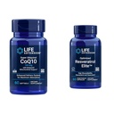 Super Ubiquinol CoQ10 60 Softgels y optimizado Resveratrol Elite 60 Vegetarian Capsules Bundle