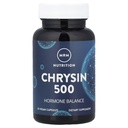 MRM Nutrición Chrysin 500mg ← Equilibrio hormonal  Promueve niveles saludables de testosterona ← Pure 5,7-Dihidroxyflavone ANTE Gluten-Free + Vegan TEN 30 Servimientos