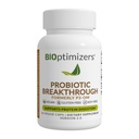 BIOptimizers Probiotic Breakthrough – Lactobacillus Plantarum OM Probiotics " Prebiotics Health Supplement for Gut, Digestive " Immune Support Probiotics for Women Hombre Elderly – 30 Vegan Capsules