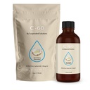 C-60 MCT - 4oz -99.9% Puro C-60 en Orgánica Extra Virgen MCT Oil - 100% Solvent Gratis - 108mg Active C60 - Glass Bottle - Carbon 60