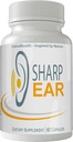 Sharp Ear Complete Tinnitus Relief Supplement, 60 Capsules, Proprietary Blend to Reduce Ear Ring and Support Optimal Hearing Function and Clarity