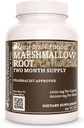 Nutrición de Remedy Marshmallow Root tención 1,000 mg, 60 Vegan Capsules Herbal Suplemento dietético 
