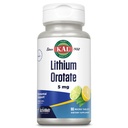 KAL Lithium Orotate ActivMelt 5mg, Lithium Chelated para la absorción óptima y la biodisponibilidad, Soporte de Mood saludable, Sabor de limón natural, Tabletas de dissolve instantáneo, 90 Serviciones, 90 Micro Tabletas