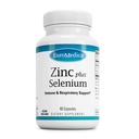EuroMedica Zinc Plus Selenium - Immune &amp; Respiratory Health Support Supplement - Mineral Supplement with Zinc Bisglycinate Chelate - Formula with Selenium for Cellular Health Support - 60 Capsules
