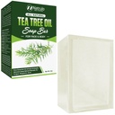 Tea Tree Oil Soap Bar for Face & Body, 4oz – Antifungal Antiseptic Natural Remedy Skin Cleanser – Pure Essential Oil Infused Skincare Cleaning Anti Fungal Bar Soap for Fungus, Ringworm, Acne