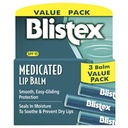 TheraTears Dry Eye Therapy Eye Drops, 1.0 Fl Oz y Blistex Medicated Lip Balm, 0.15 Ounce, 3 Count SPF 15 Sun Protection Lip Balm Bundle