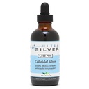 Ultra Silver® Colloidal Silver tención 1,000 PPM, 4 Oz (118mL) vivieron Suplemento Mineral Silencio Verdadero Plata Colloidal - con Dropper