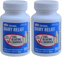 Lactase Enzyme 360 Caplets Genérico Lactaid Original Strength