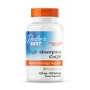 CoQ10 con BioPerine, sin gluten, naturalmente fermentado, salud cardíaca, producción de energía, 100 mg, 120 conteo
