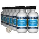 Carbonato de calcio / 2.3 Libras / 12 Botellas / 97.55% Pure Food Grade/Fine Powder