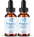 Whispeara Tinnitus Relief for Ringing Ears Drops, Ring Clear Tinnitus Liquid Drops, Maximum Strength, Advanced Formula Hearing Supplement, Ear Ring Tinnitus, Whispeara Reseñas (2 Pack)
