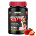 ALLMAX Nutrition ISOFLEX Whey Protein Isolate, Strawberry - 2 lb - 27 Gramos de Protein Por Scoop - Zero Fat & Sugar - 99% Lactose Gratis - Gluten Free &amp; Soy Gratis - Aproximadamente 30 Servimientos