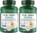 Productos de pureza HA Conjunto Fórmula Ácido Hialurónico + Cofactores Clave - Conjunto + Esquí Multi Collagen (Tipo I, II & III) - 5-Loxin - Extracto de fruta de oliva - Flexibilidad conjunta + movilidad - 90 cápsulas (2)