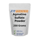 Sulfato de agmatina 250 gramos (tamaños de mula) Fuerza y bomba (óxido nítrico) 100% pólvora de agmatina pura, vegano, sin gluten