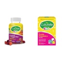 Culturelle Daily Probiotic for Kids + Veggie Fiber Gummies (Ages 3+) - 60 Cuentas " Kids Chewable Daily Probiotic for Kids, Ages 3+, 30 Cuentas