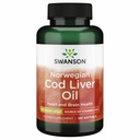 Swanson Cod Liver Oil - Wellness Supplement Promoting Bone, Skin Health, Vision Support &amp; Immune System Function w/High Absorption Vitamin A - (180 Softgels, 350 mg cada uno)
