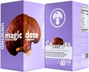 Magic DozeTM Reishi Mushroom Supplement Capsules - 60 Conde, Unwind, Herbal Suplemento, Stress Relief, Immune Support, Vegan, Orgánico Reishi Ingredient