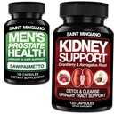 Apoyo al riñón Limpiar Detox " Reparar 120 Casuales - Junto con - Salud de la próstata masculina Suplementos de próstata avanzada - 120 cápsulas