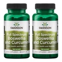 Swanson Full Spectrum Boswellia & Curcumin Natural Wellness Fórmula - (60 cápsulas) (2 Pack)