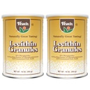 Fearn Natural Foods Soy Lecithin Granules – Fat Emulsifier with Essential Nutrients for Health, Mejora la textura de los pasteles, panes " DIY Gummies, 16 Oz (Pack of 2)