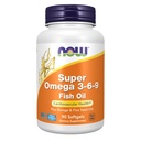 AHORA Suplementos, Super Omega 3-6-9 1200 mg con una mezcla de aceites de semilla de pescado, borrado y lino, 90 Softgels